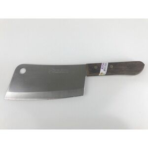 Kiwi Brand Mini Cleaver Knife Chopper Thai Made Stainless Steel Wood Handle